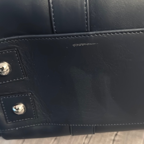 Mulberry Navy Leather Handbag - Picture 9 of 13